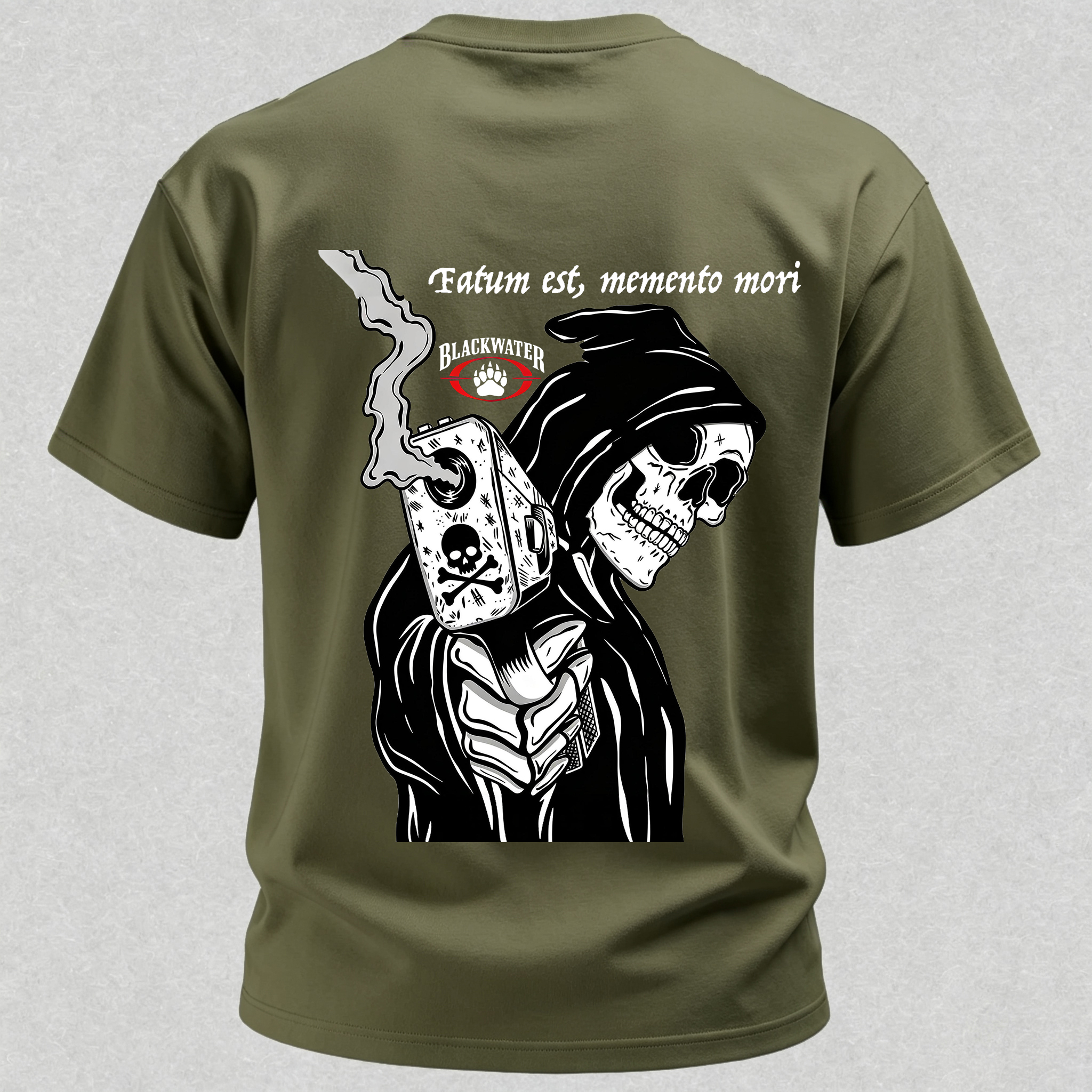 Fatum Est Memento Mori Printed Men's T-Shirt