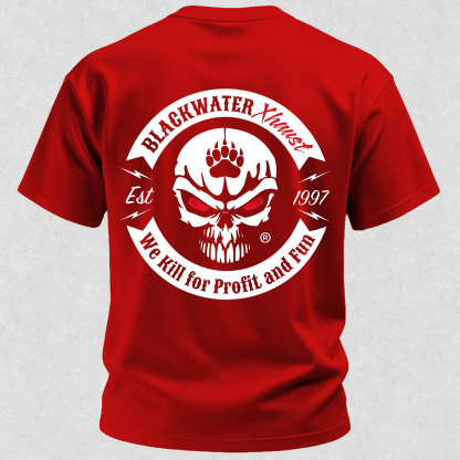 We Kill for Profit and Fun Printed Men's T-Shirt