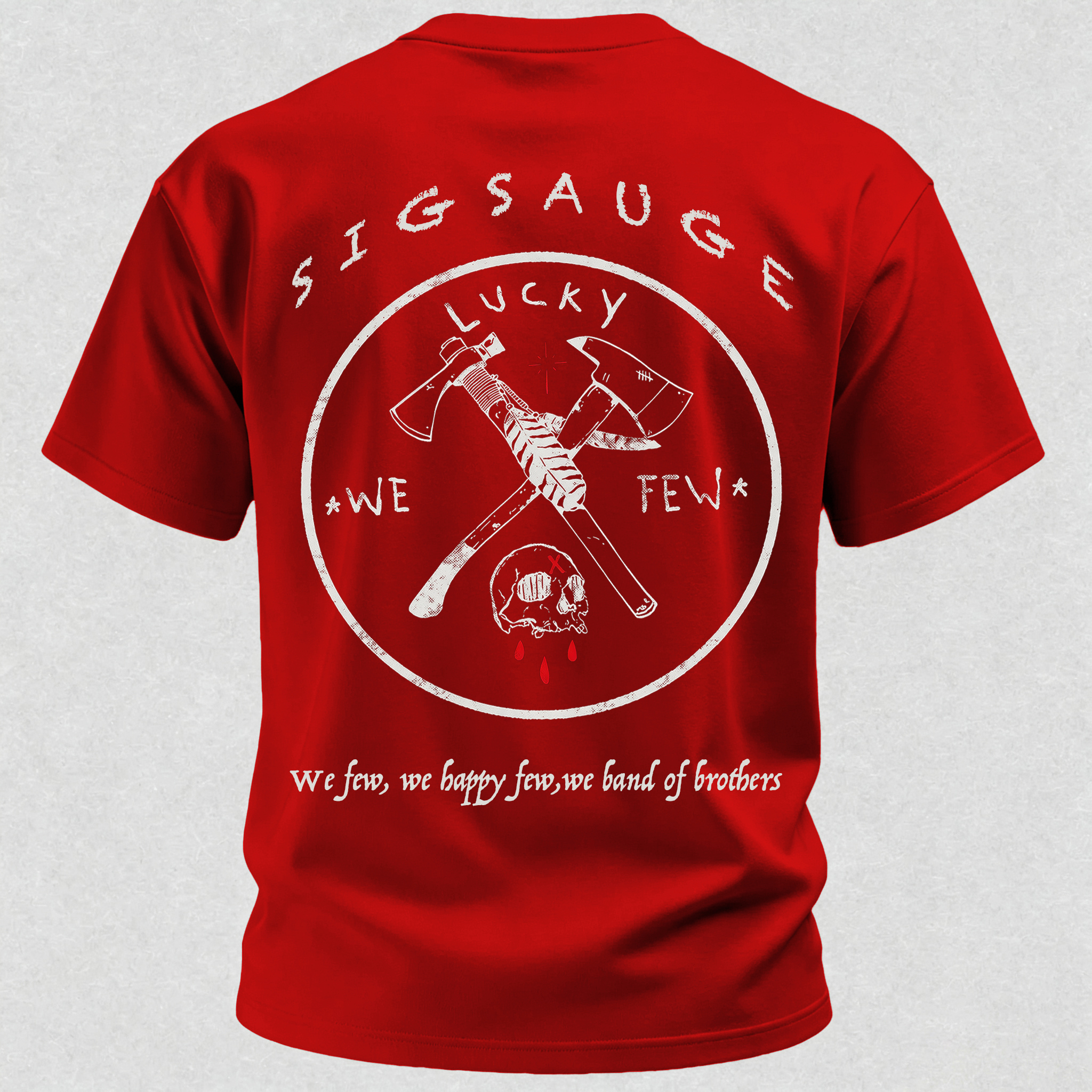 We Few Band of Brothers Print Men’s T-Shirt