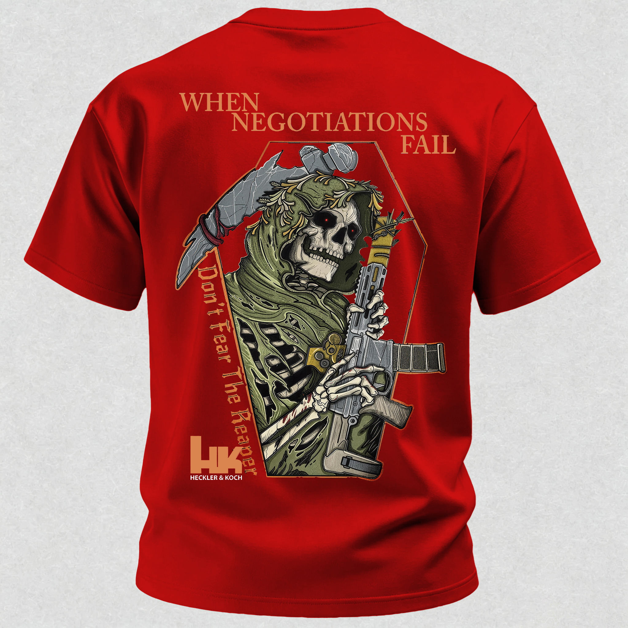 Don't Fear The Reaper Print T Shirt