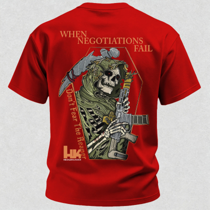Don't Fear The Reaper Print T Shirt