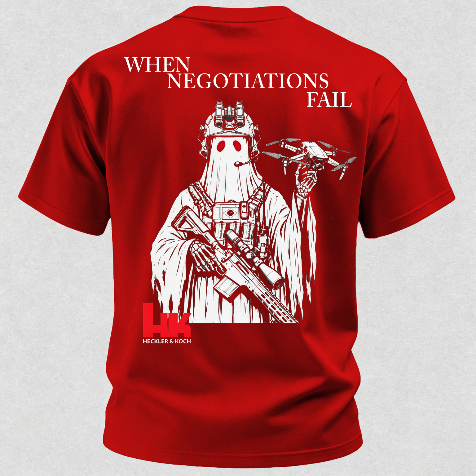 When Negotiations Fail Printed Men's T-Shirt