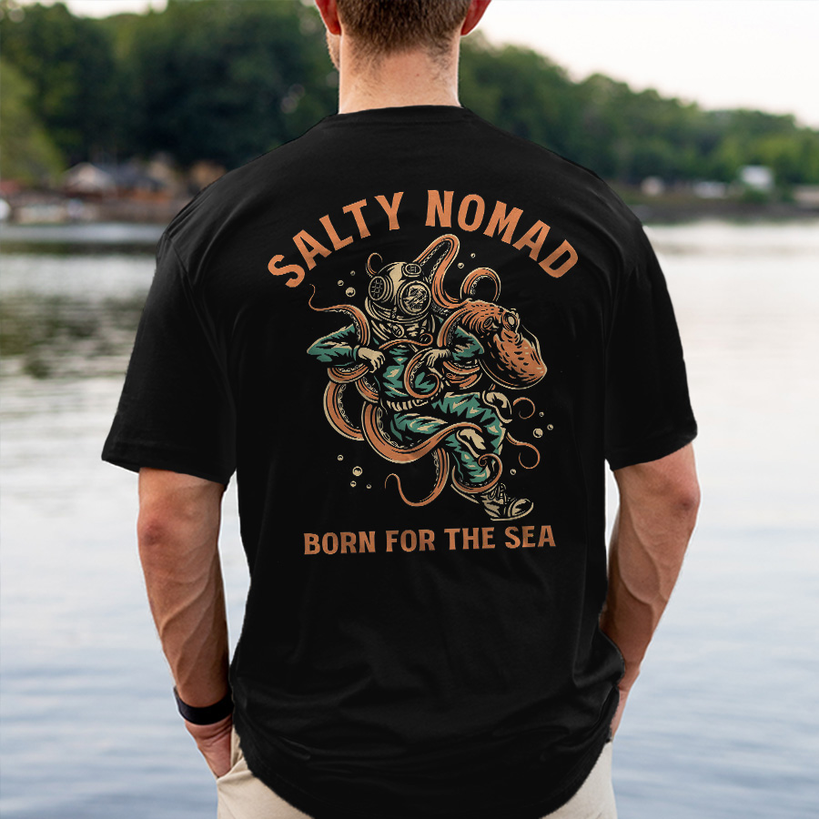 Salty Nomad Born For The Sea Tee