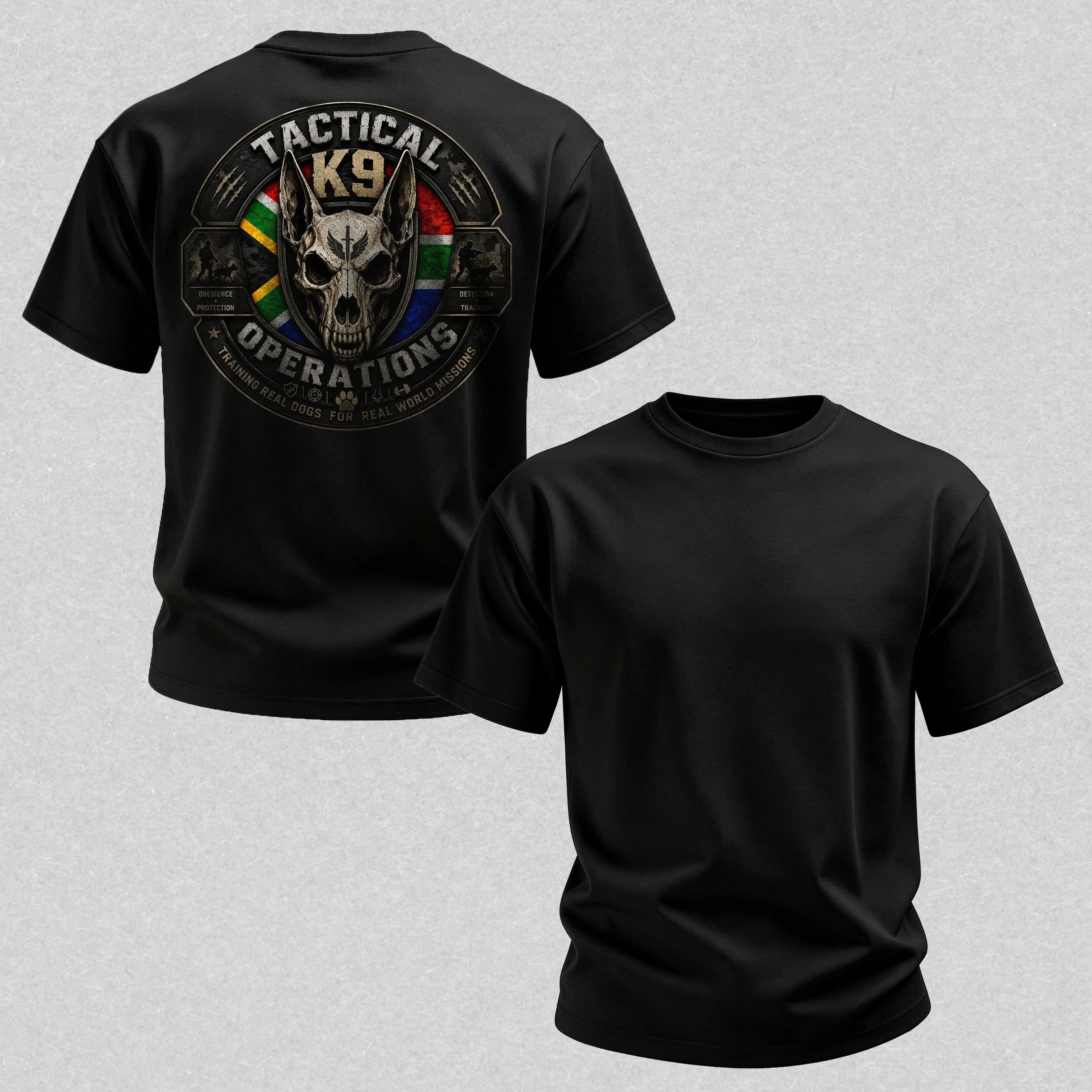 K9 Tactical Operations Printed Men's T-Shirt
