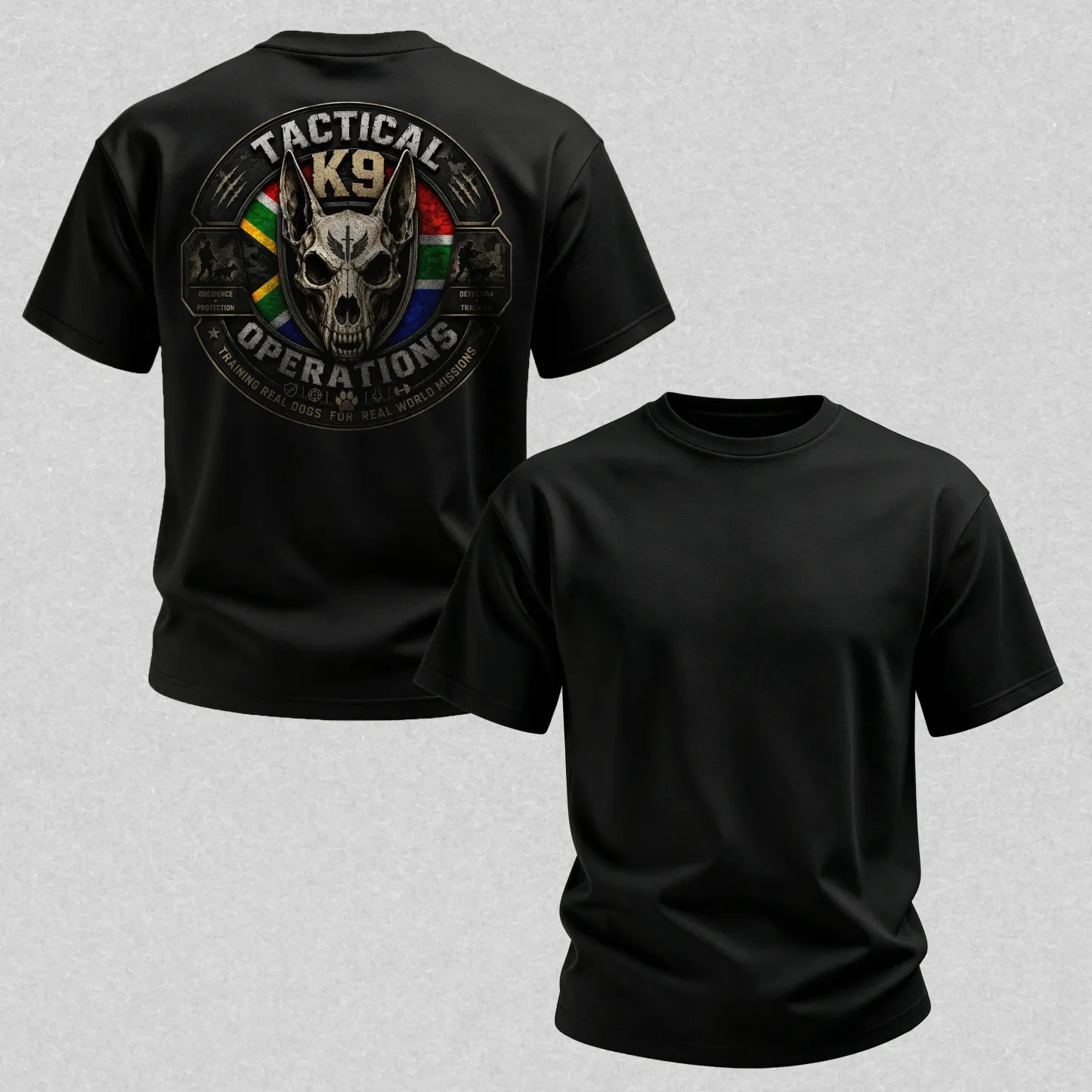 K9 Tactical Operations Printed Men's T-Shirt