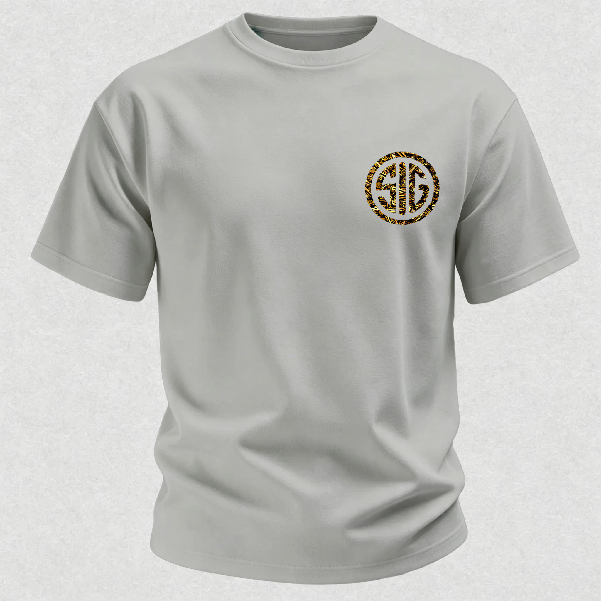 Tactical Never Settle Skull Printed Men's T-Shirt