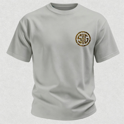 Tactical Never Settle Skull Printed Men's T-Shirt