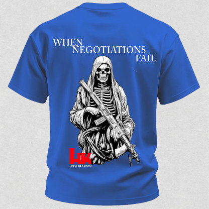 When Negotiations Fail Printed Men's T-Shirt