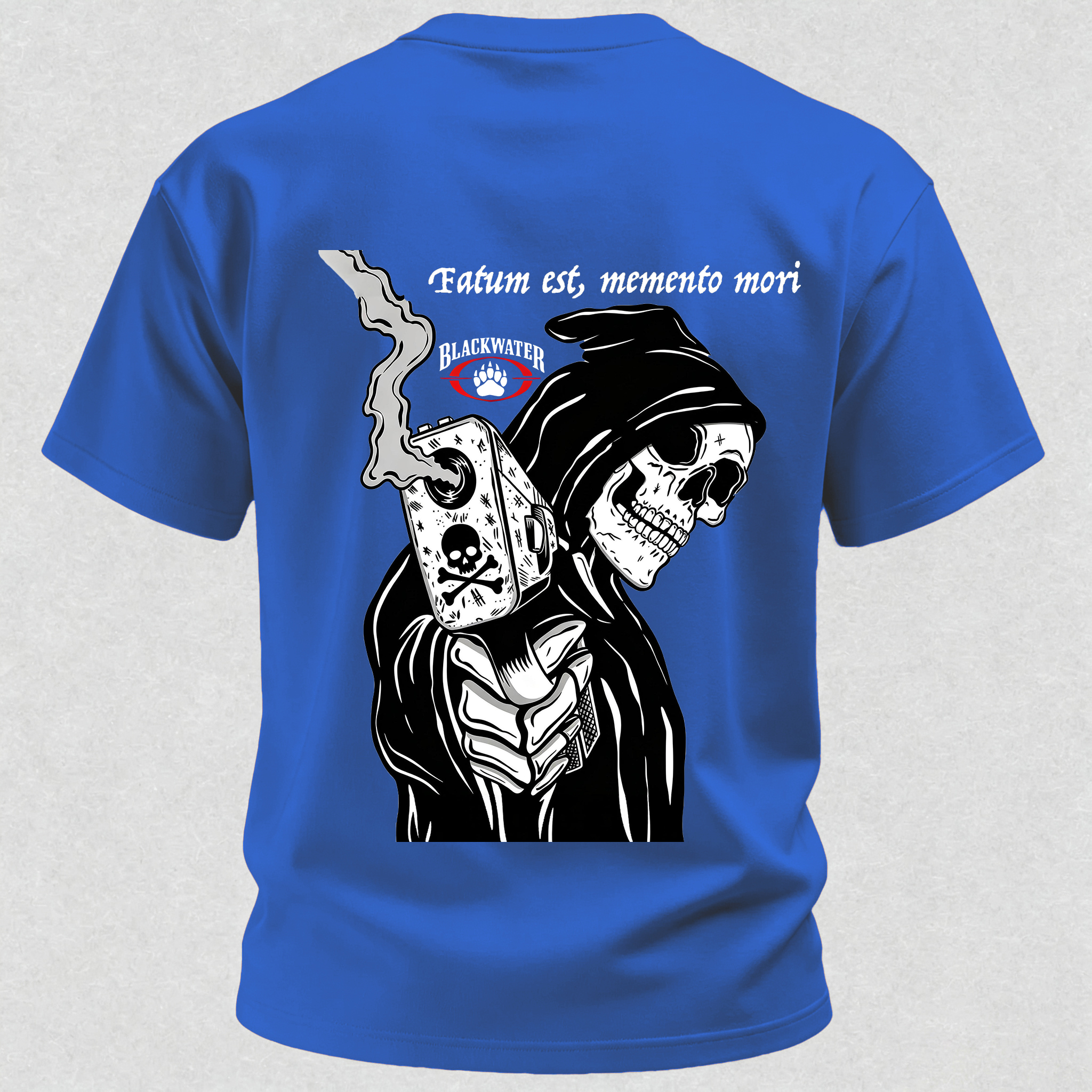 Fatum Est Memento Mori Printed Men's T-Shirt
