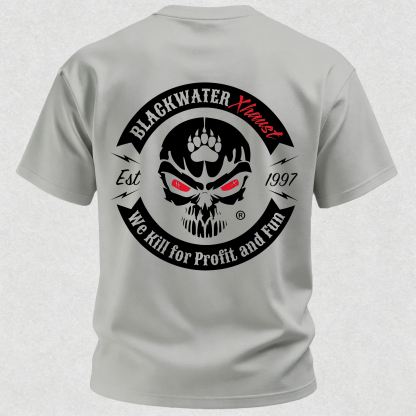 We Kill for Profit and Fun Printed Men's T-Shirt