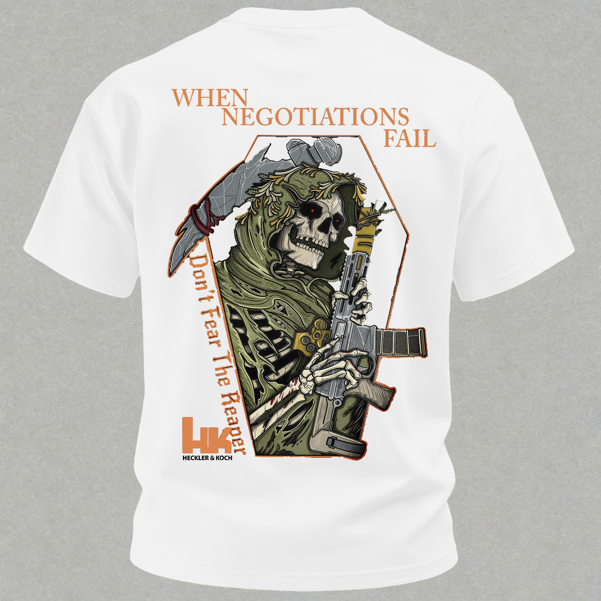 Don't Fear The Reaper Print T Shirt