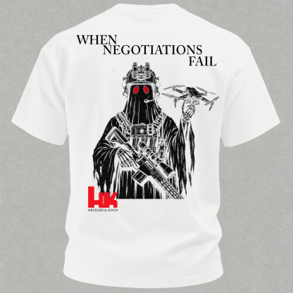 When Negotiations Fail Printed Men's T-Shirt