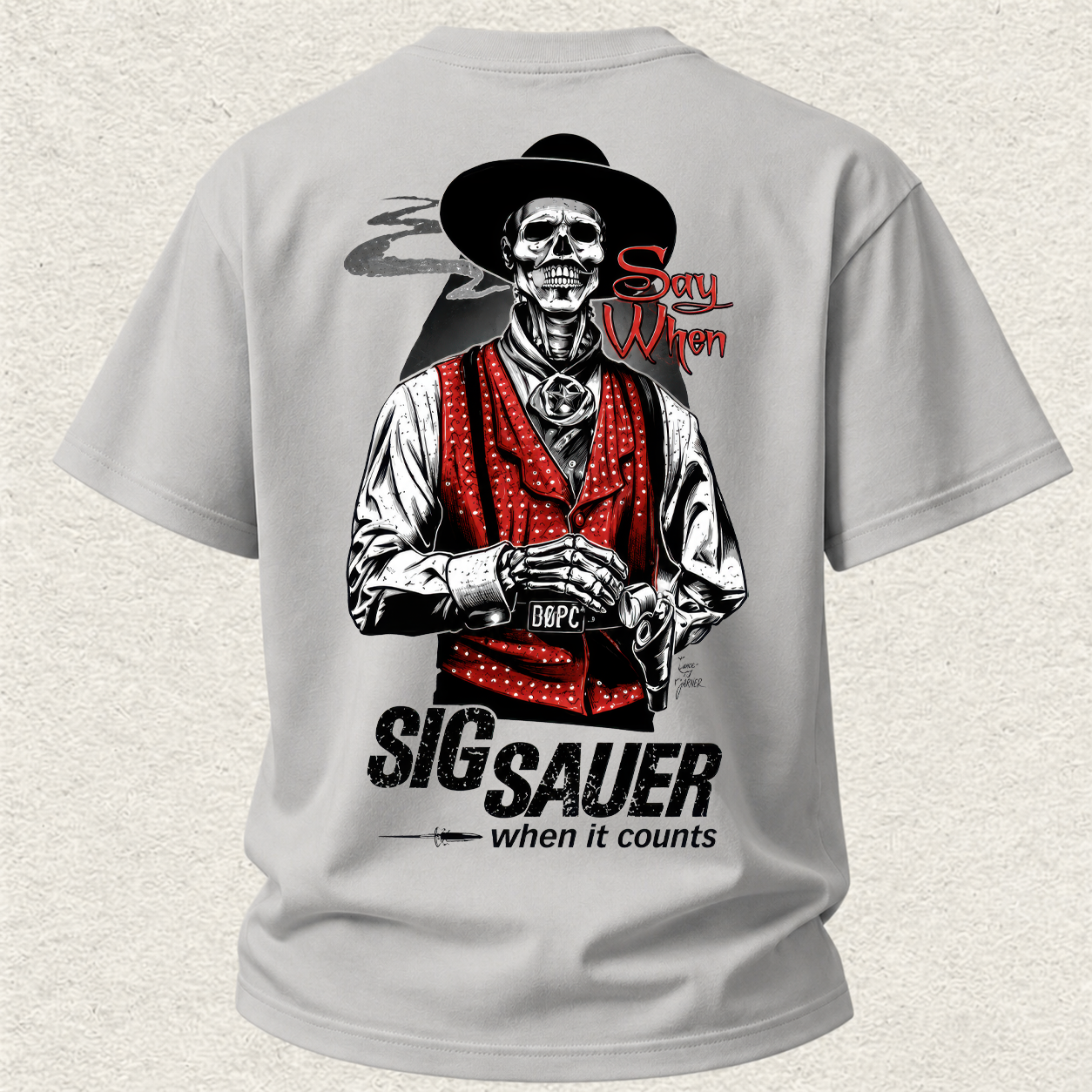 Tactical When It Counts Printed Men's T-Shirt