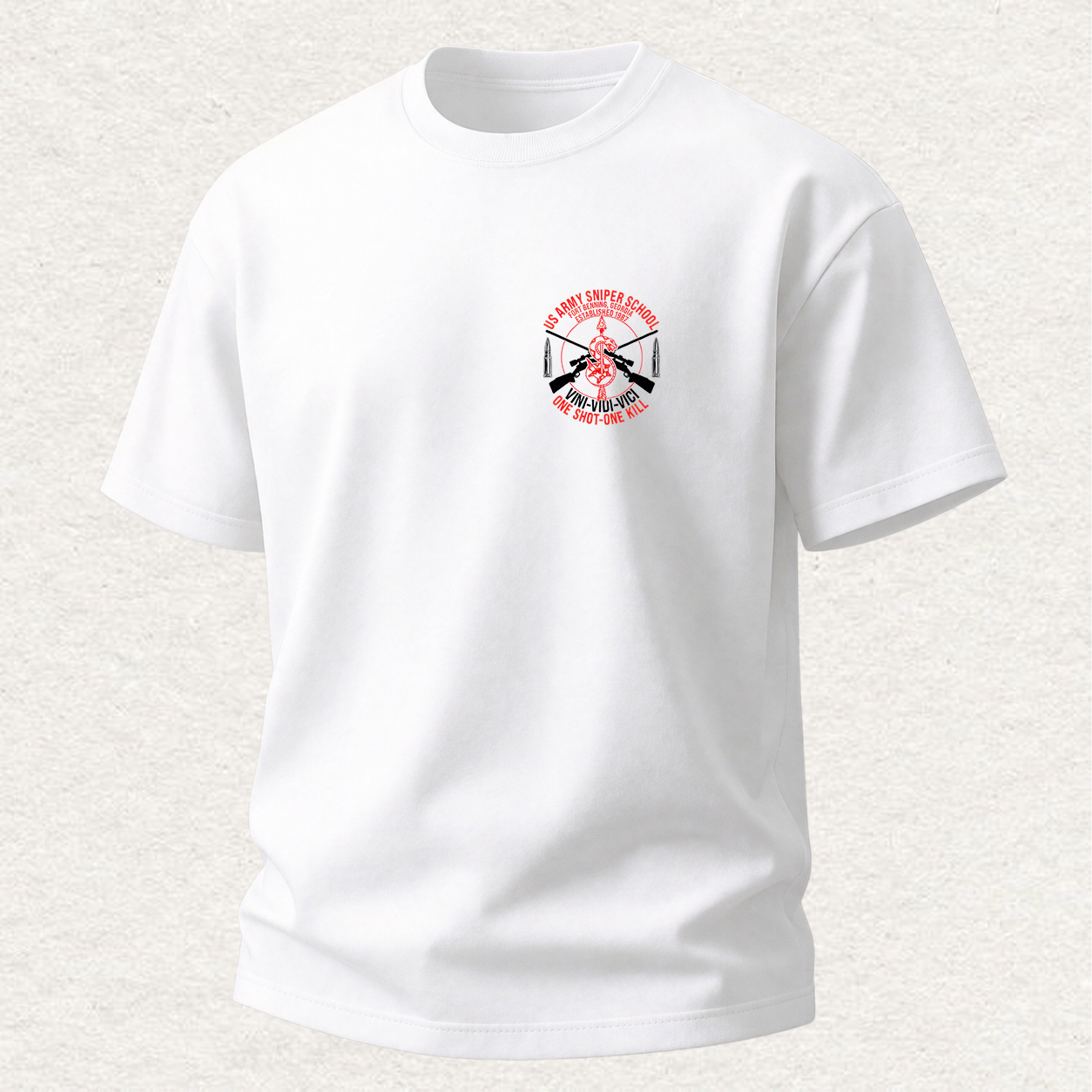 One Shot-One Kill Printed Men's T-Shirt