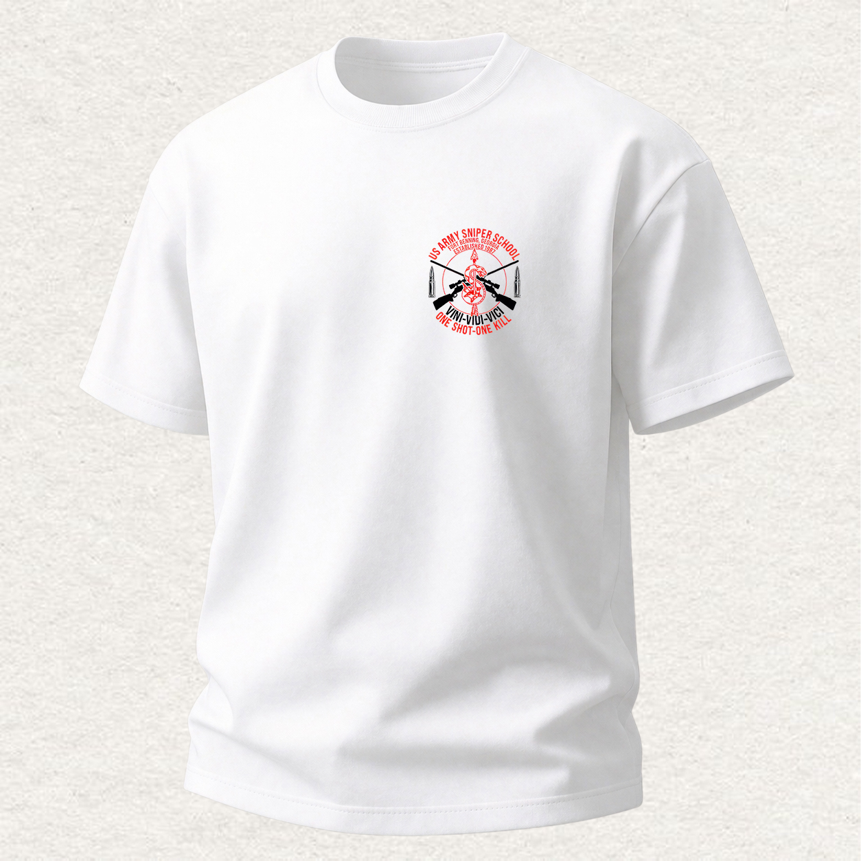 One Shot-One Kill Printed Men's T-Shirt