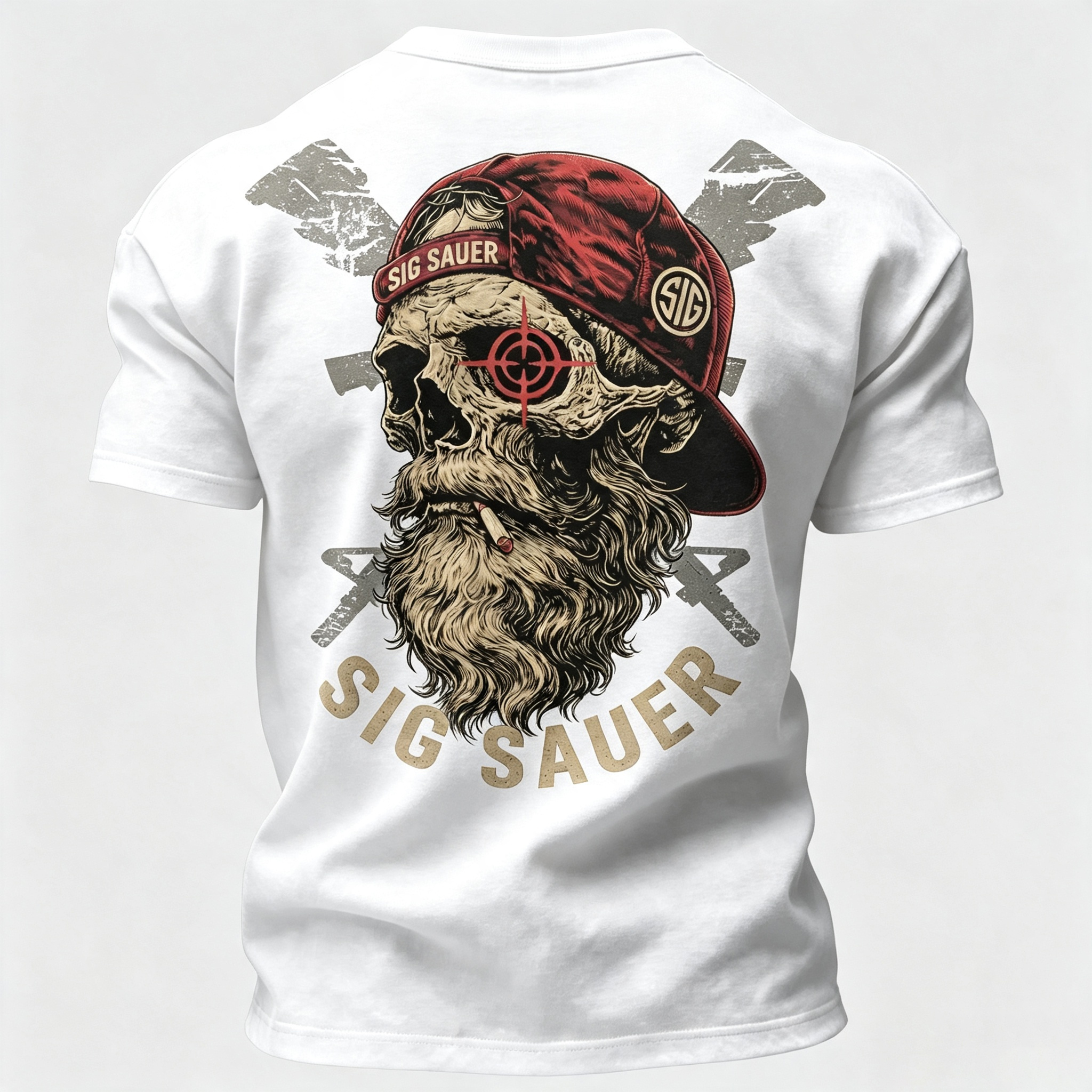 SIG Sauer Skull Printed Men's T-Shirt