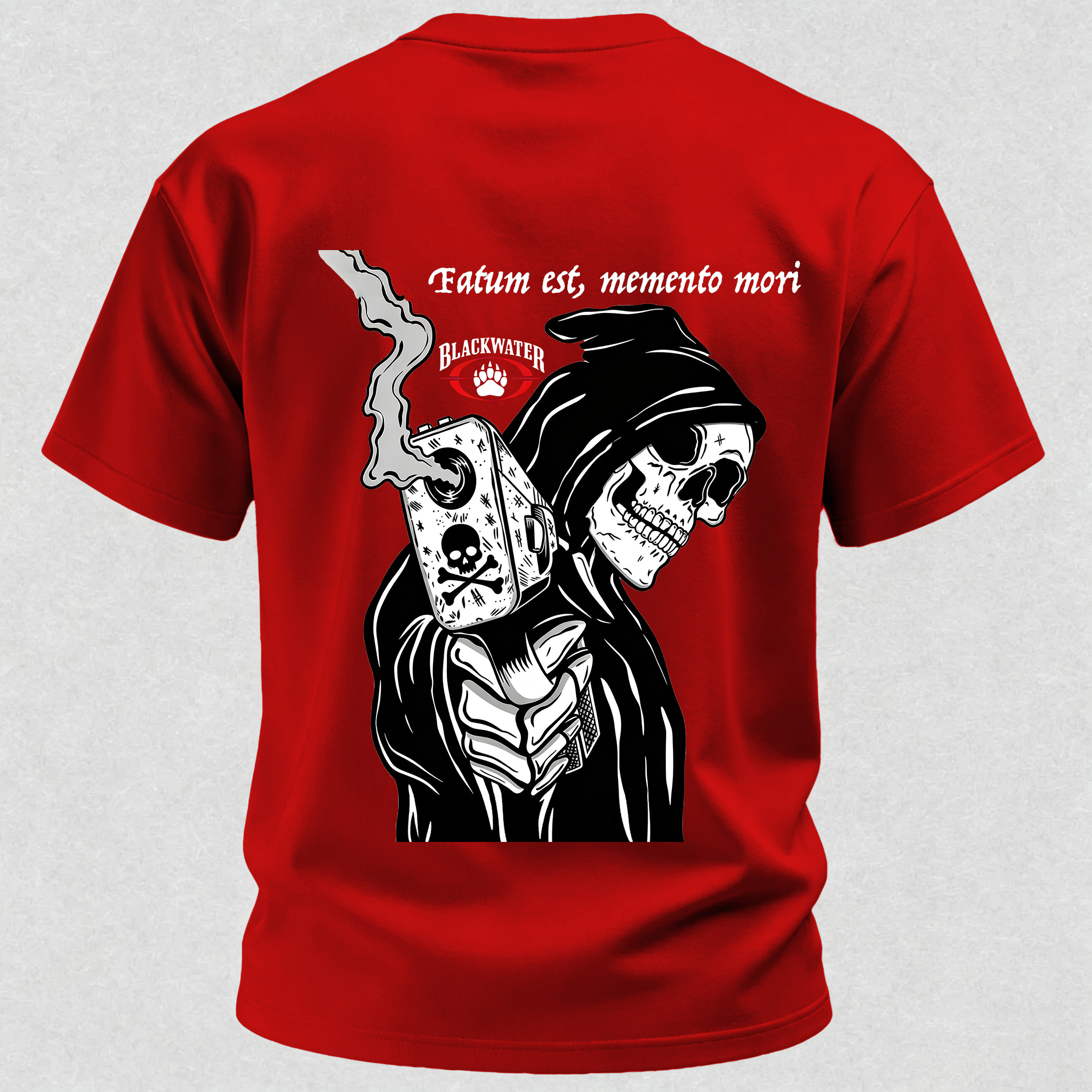 Fatum Est Memento Mori Printed Men's T-Shirt