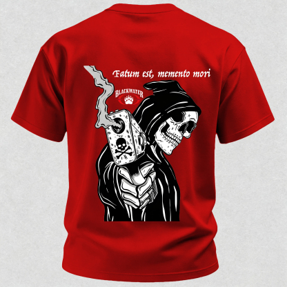 Fatum Est Memento Mori Printed Men's T-Shirt