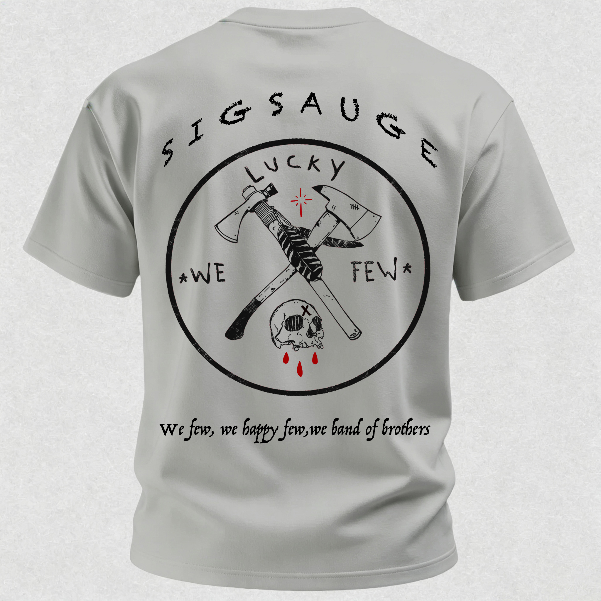 We Few Band of Brothers Print Men’s T-Shirt