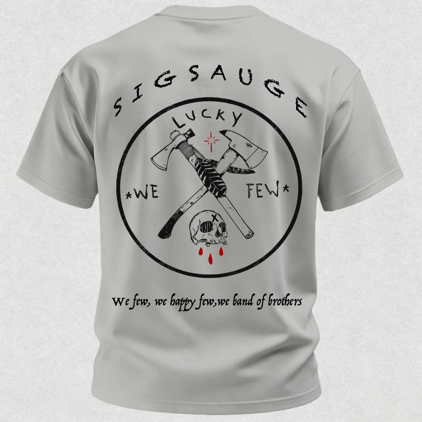We Few Band of Brothers Print Men’s T-Shirt