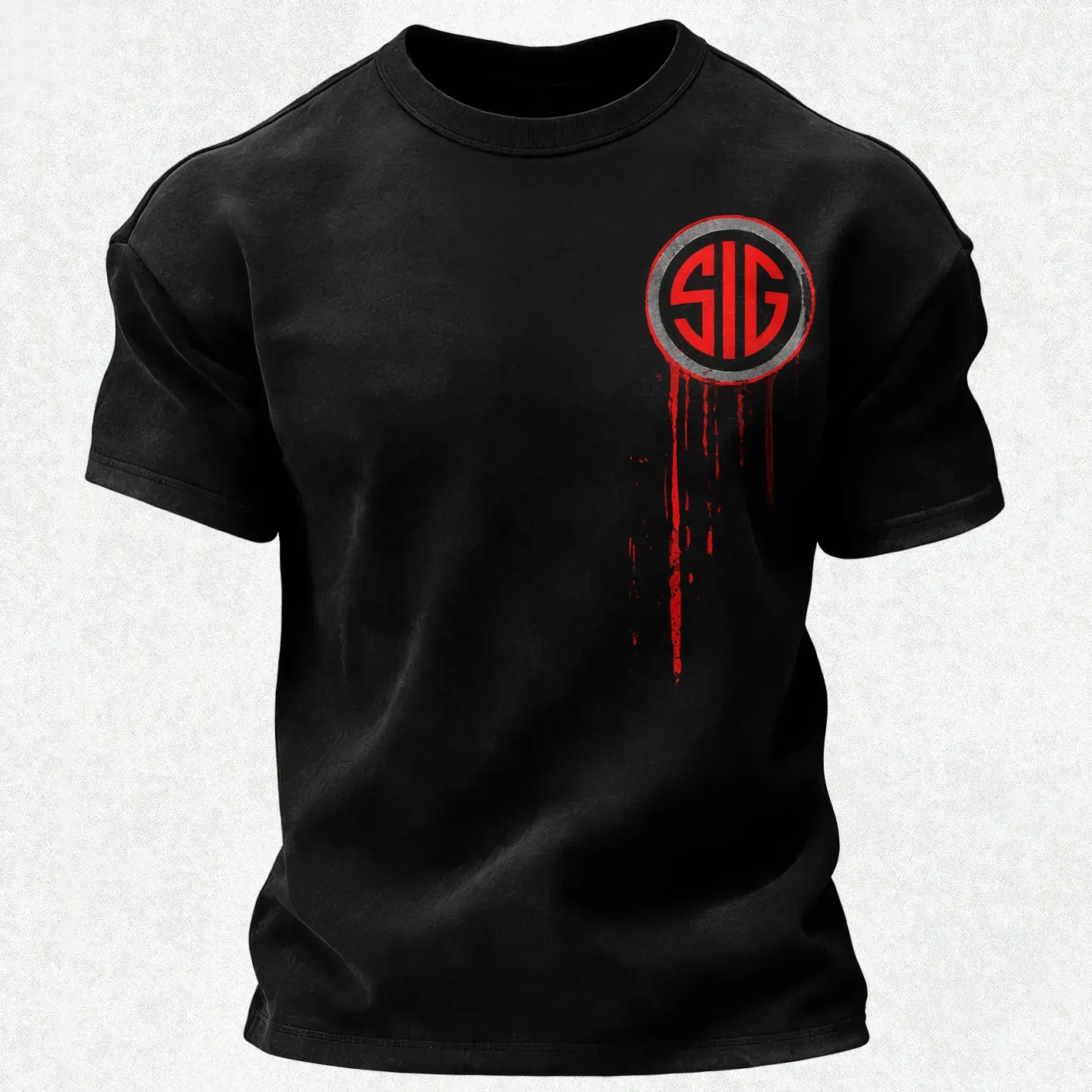 SIG Sauer Skull Printed Men's T-Shirt