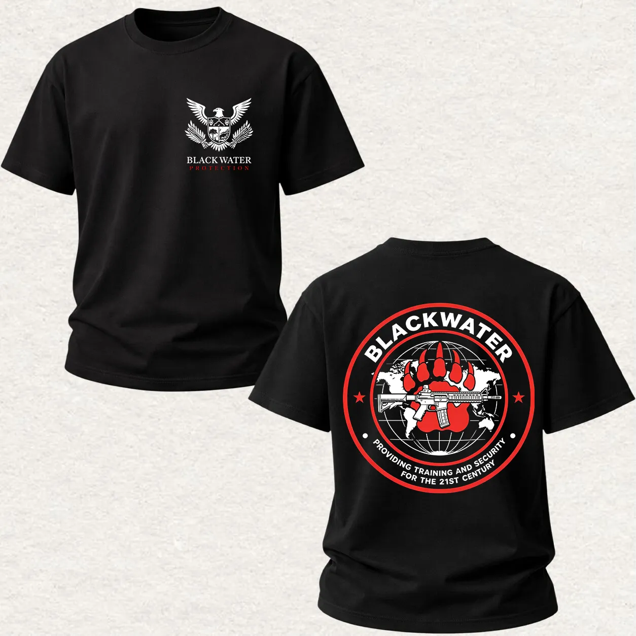  Providing Training And Security For The 21st Century Printed Men's T-Shirt