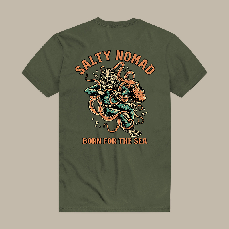 Salty Nomad Born For The Sea Tee