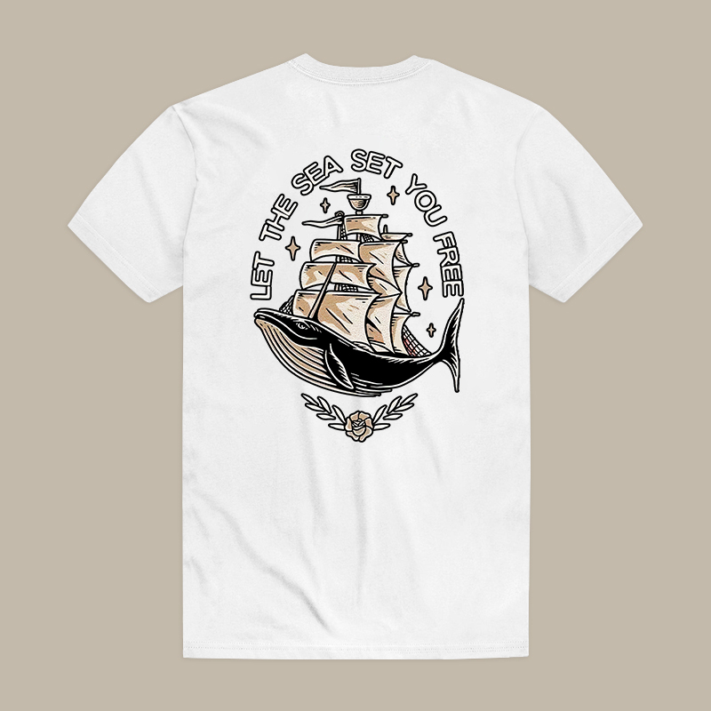 Let The Sea Set You Free Tee