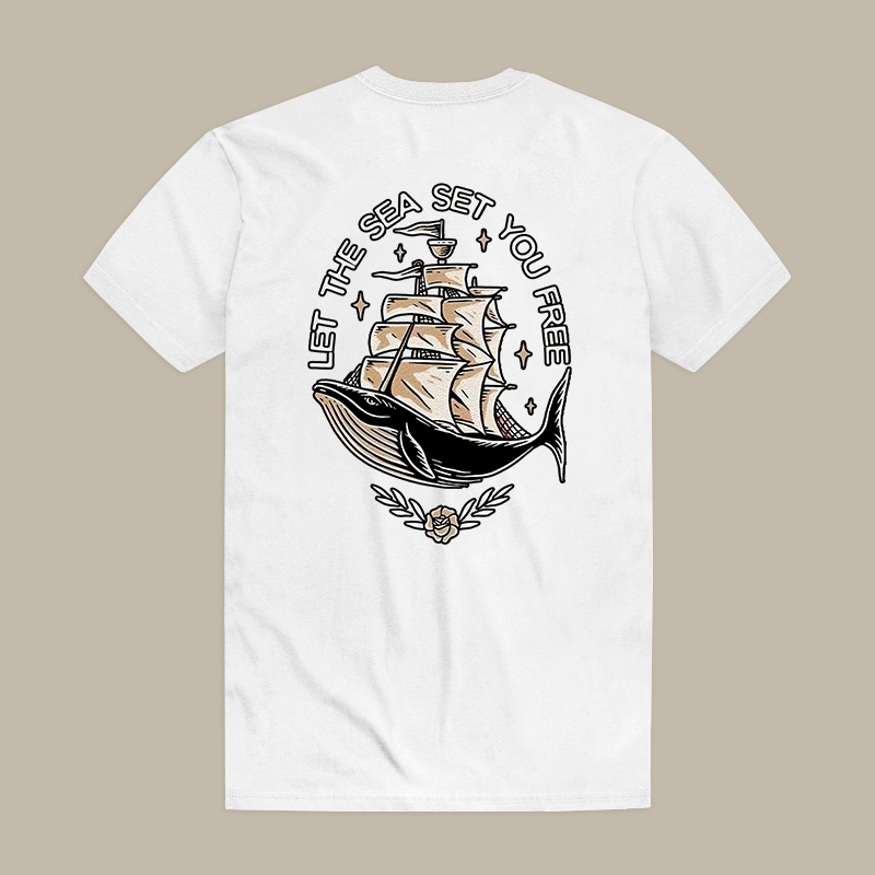 Let The Sea Set You Free Tee