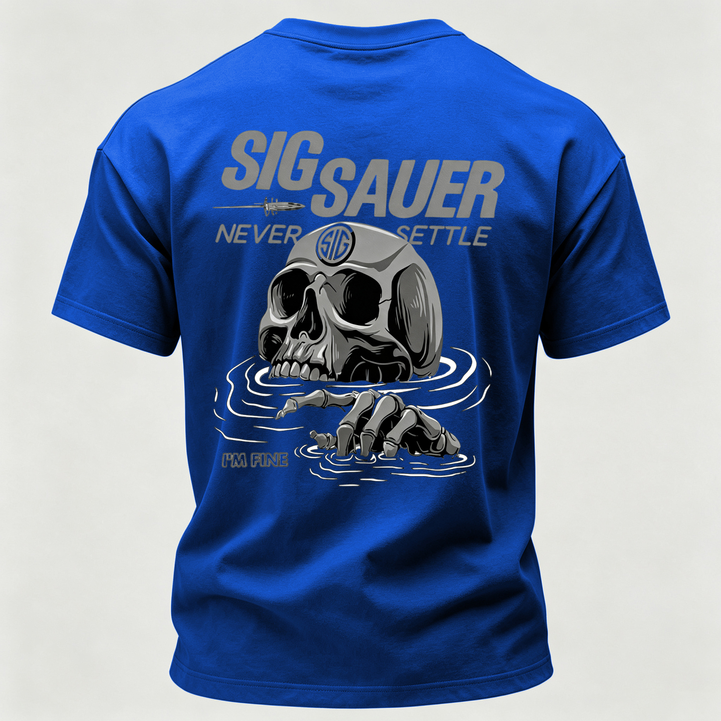 Never Settle Printed Men's T-Shirt