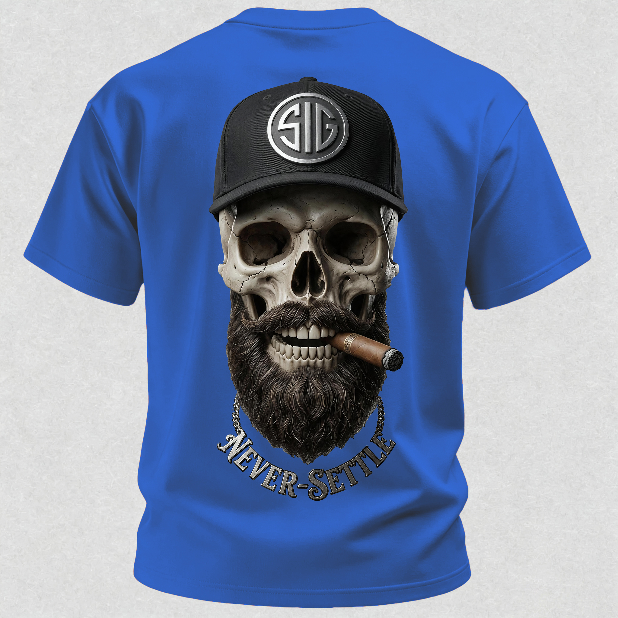 Never Settle Printed Men's T-Shirt