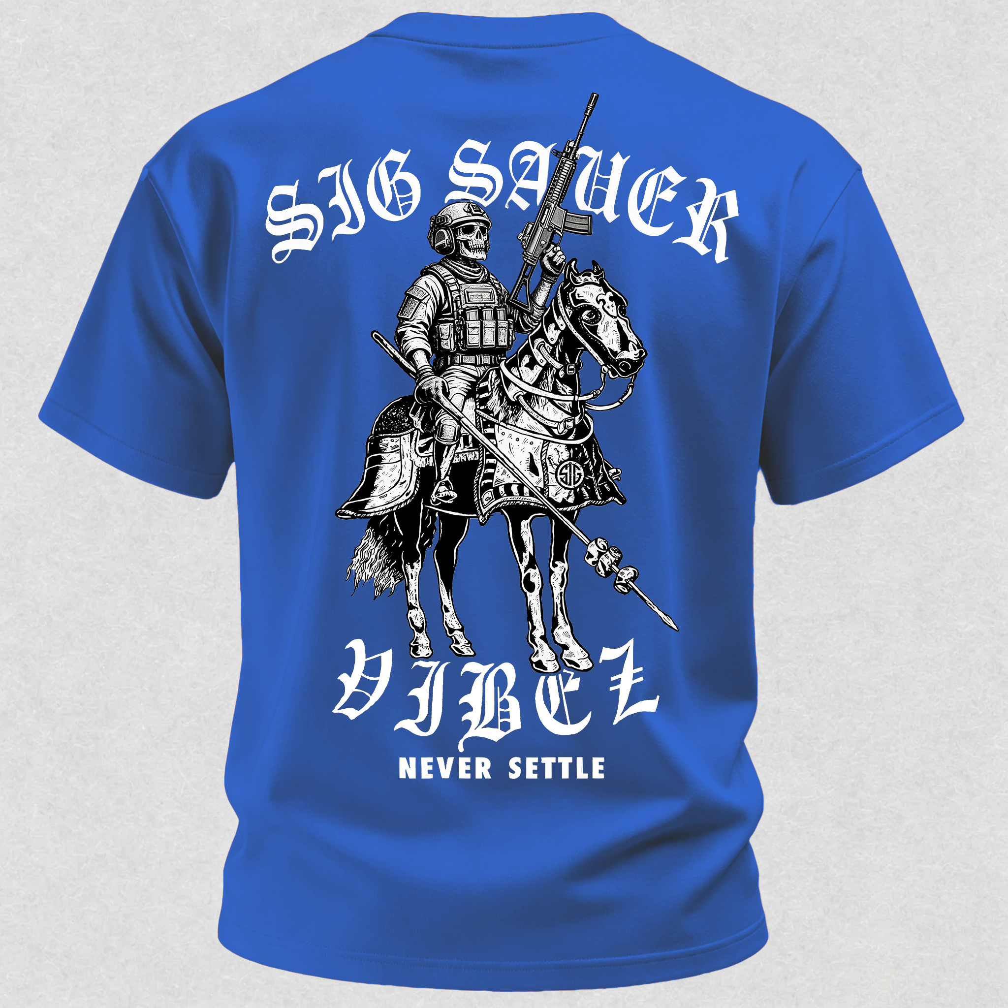 Modern Cavalry Never Settle Print T-Shirt