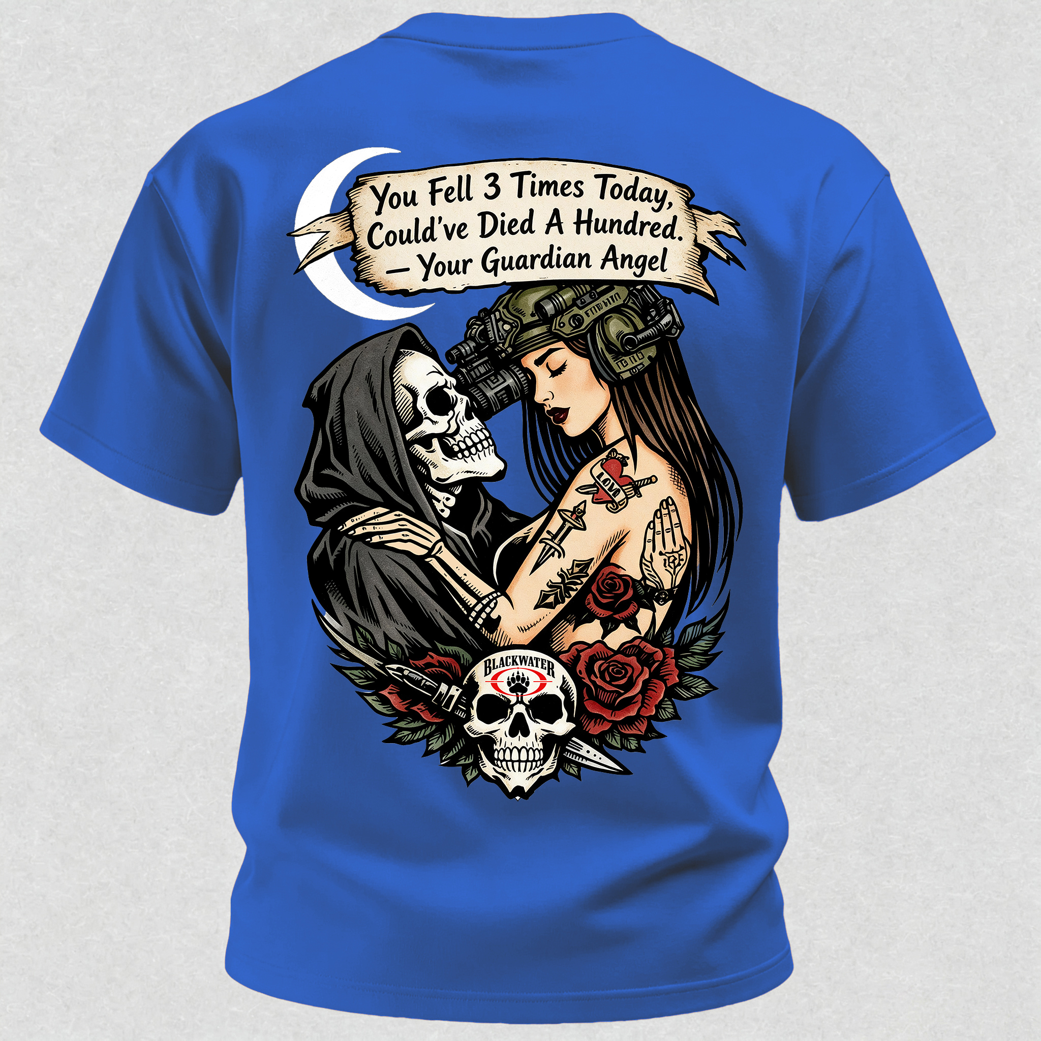 Your Guardian Angel Print T-Shirt