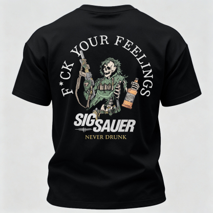 Never Drunk Printed Men's T-Shirt