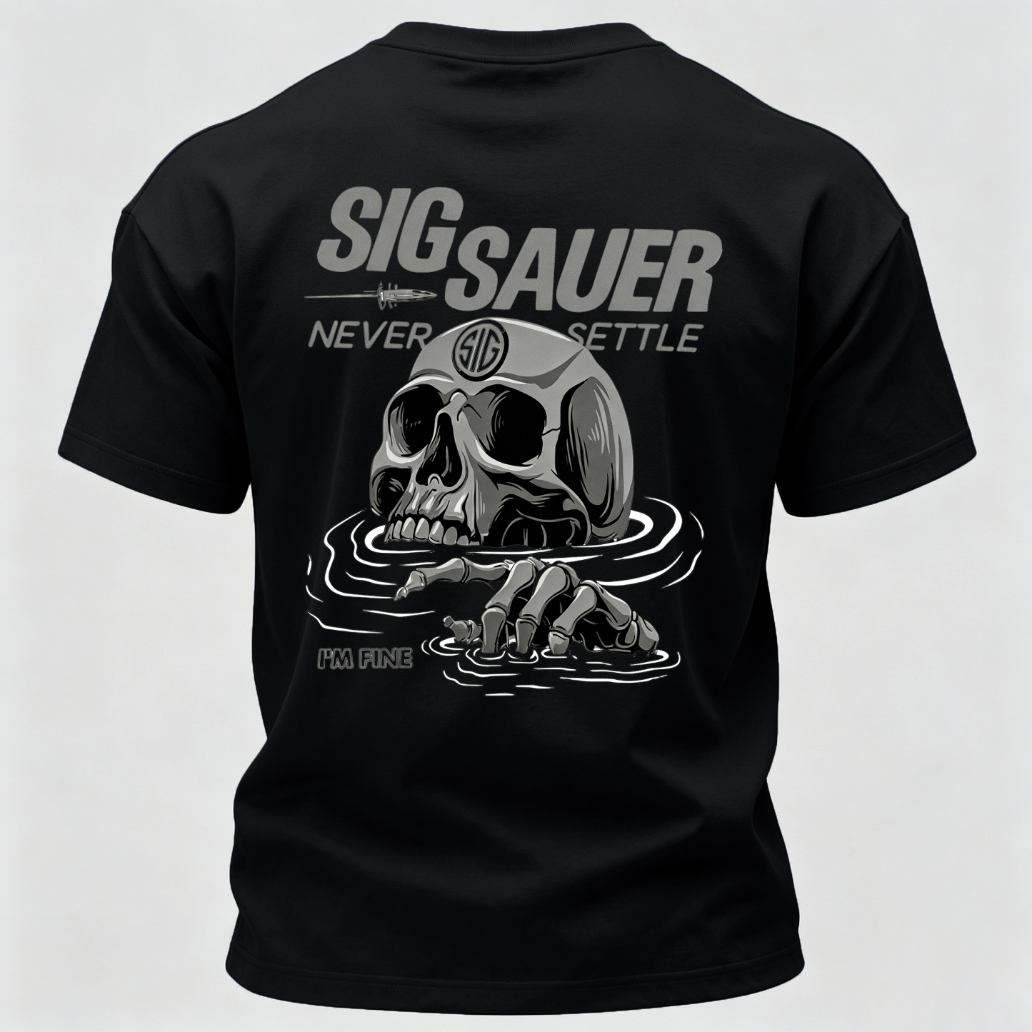 Never Settle Printed Men's T-Shirt