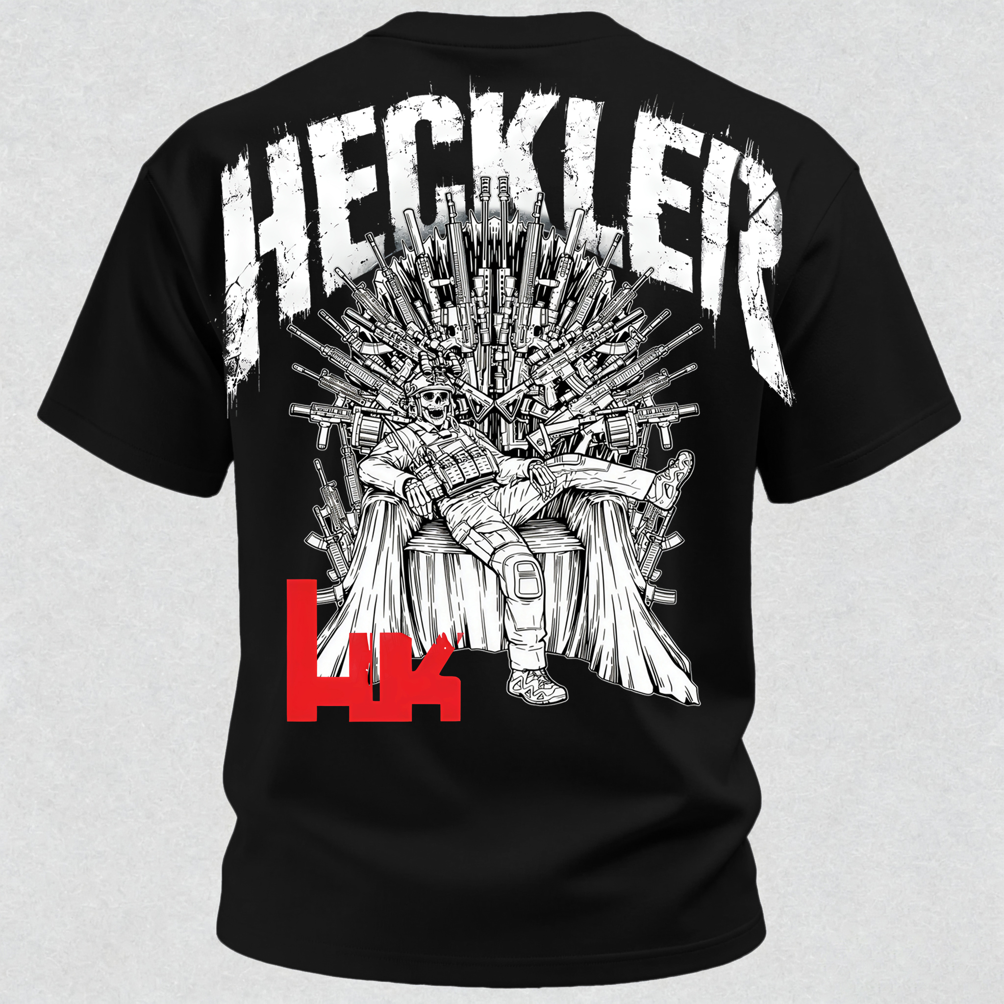 Throne of Guns Printed Men's T-Shirt