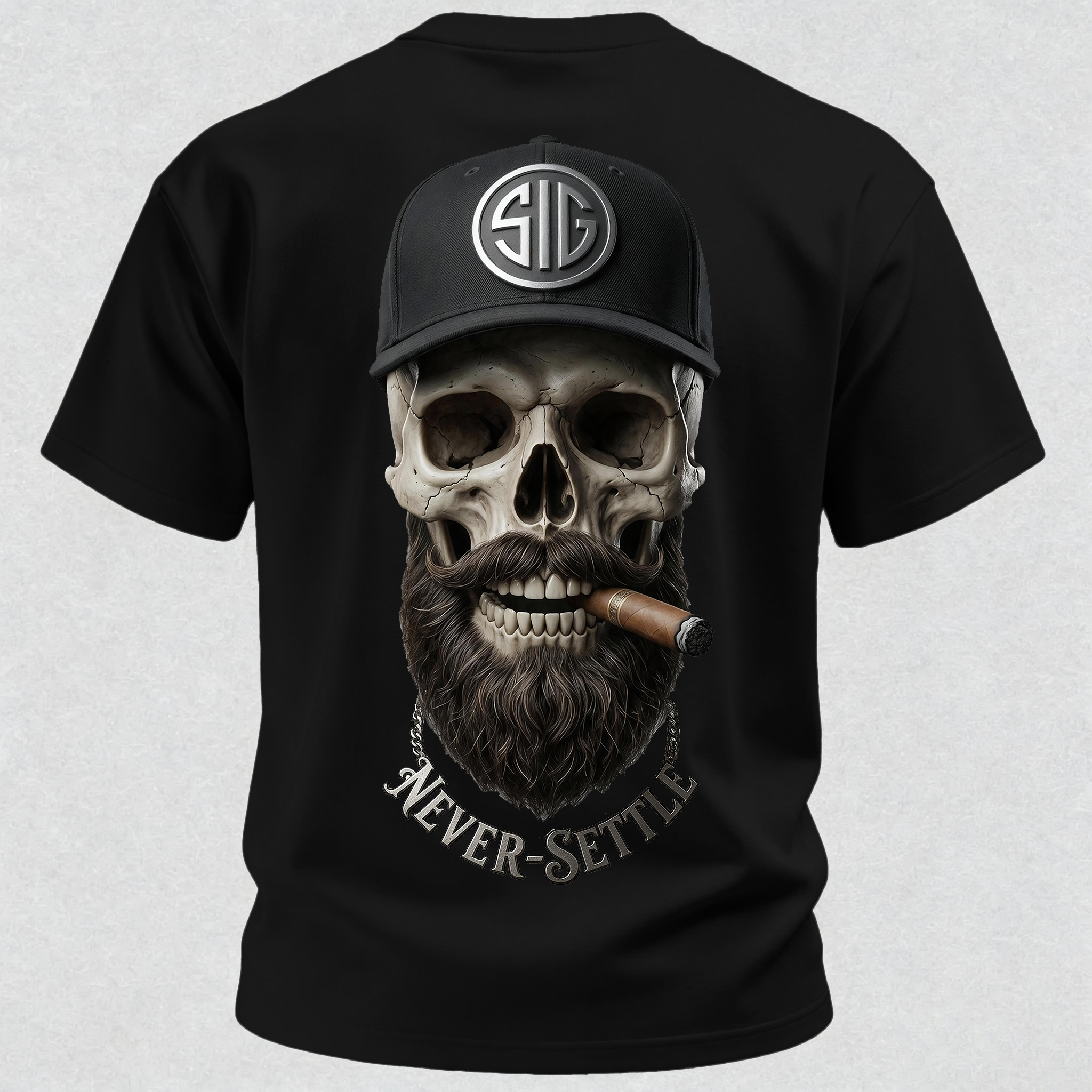 Never Settle Printed Men's T-Shirt