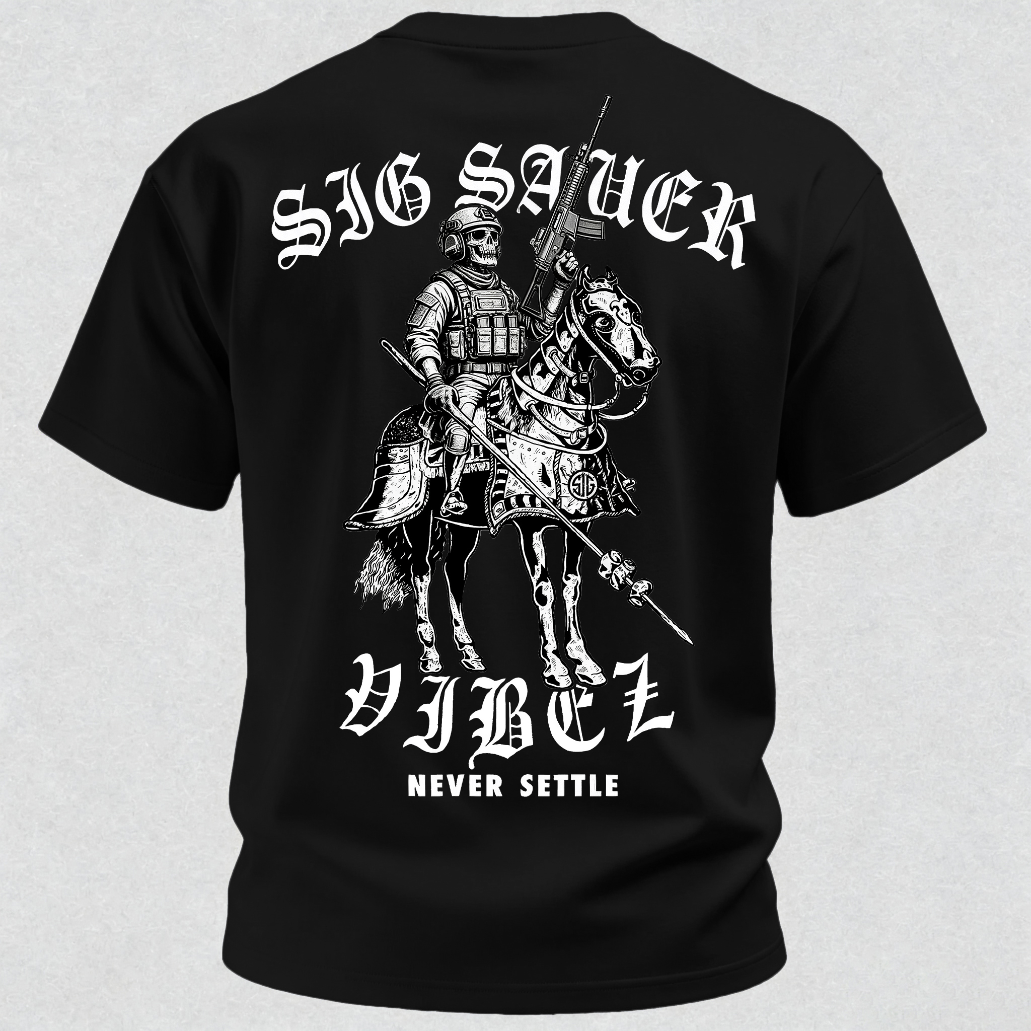 Modern Cavalry Never Settle Print T-Shirt
