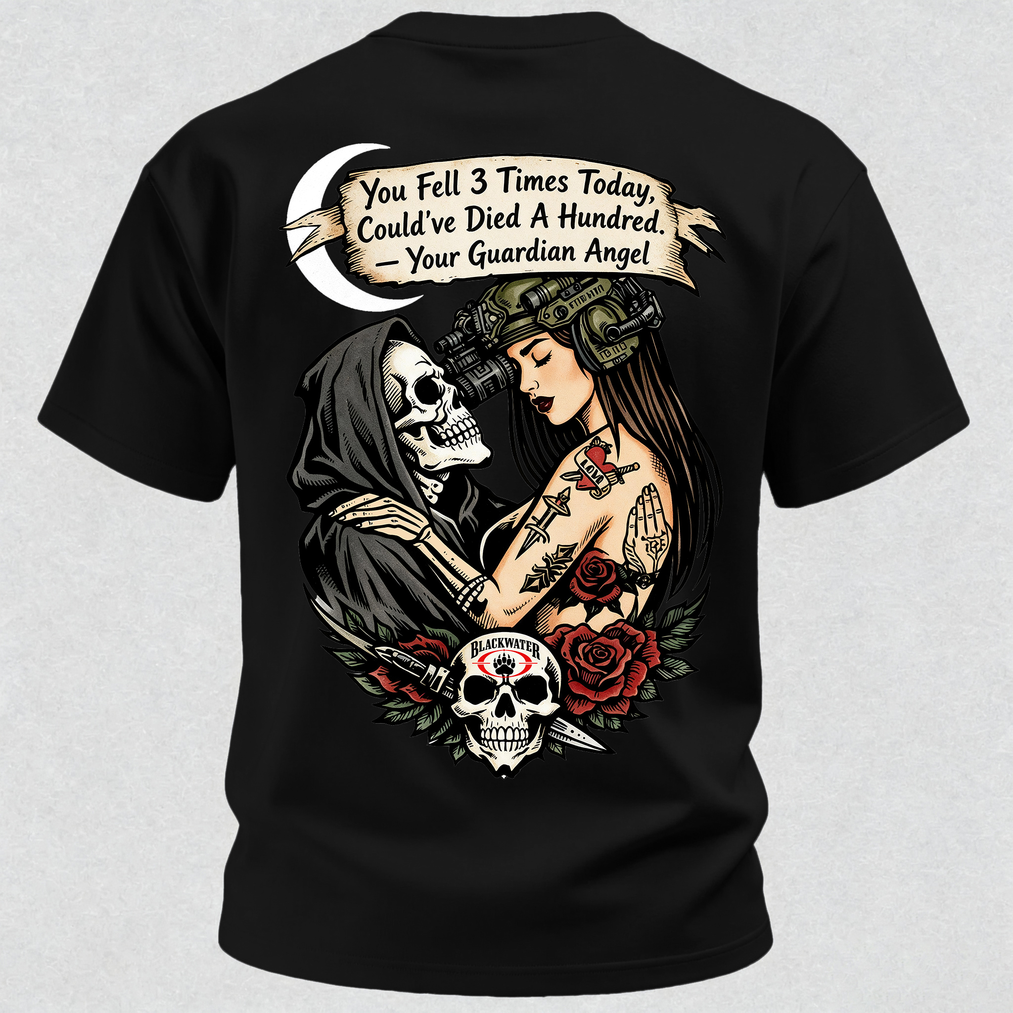 Your Guardian Angel Print T-Shirt