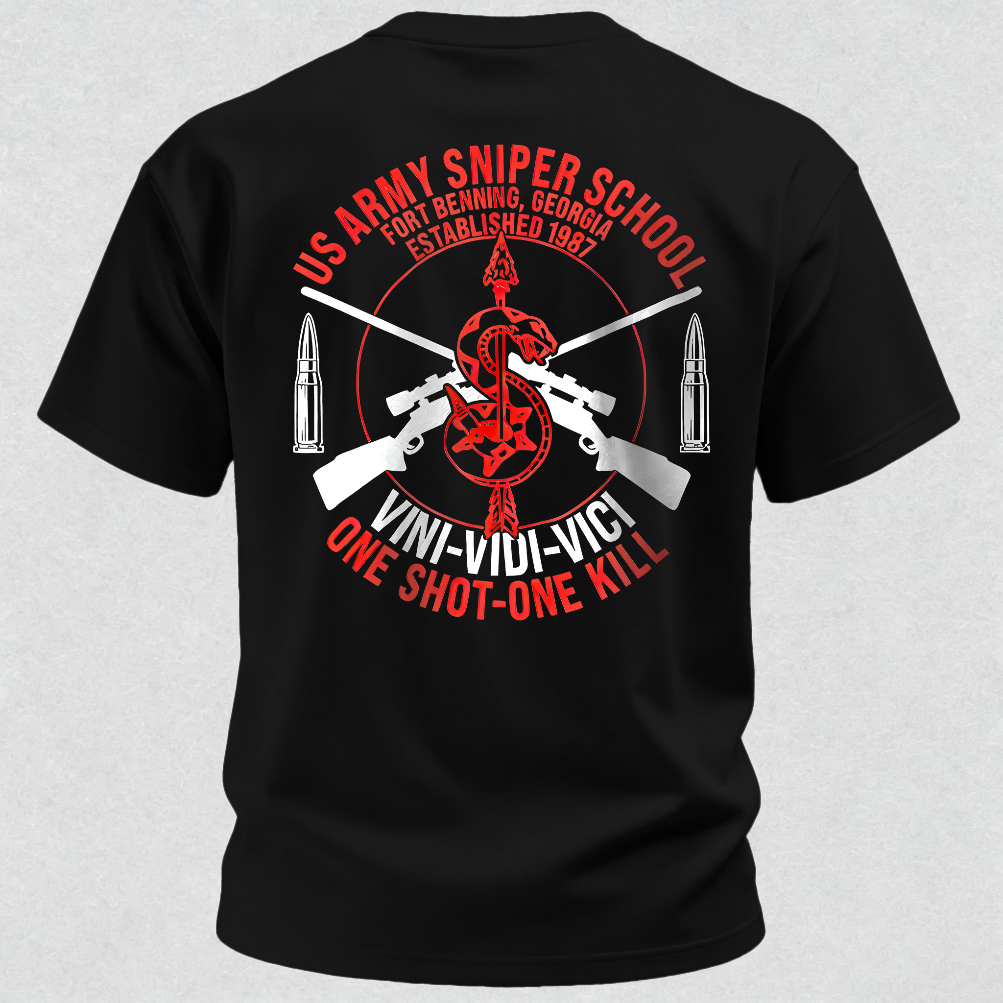 One Shot-One Kill Printed Men's T-Shirt