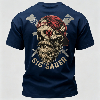  Skull Printed Men's T-Shirt