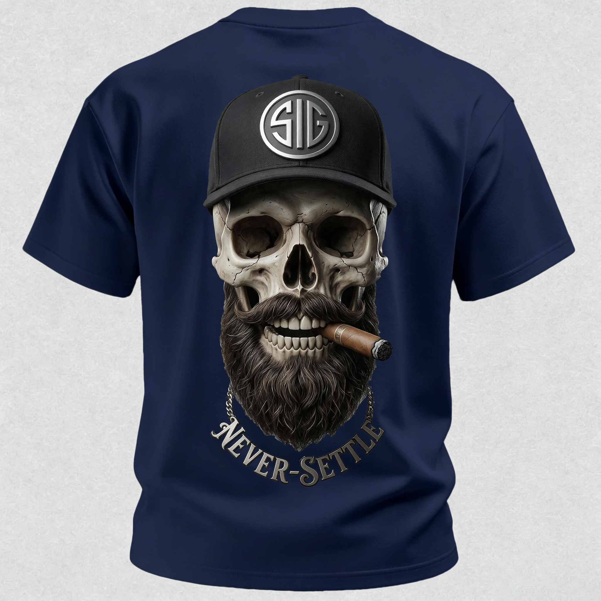 Never Settle Printed Men's T-Shirt