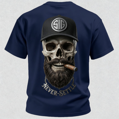Never Settle Printed Men's T-Shirt