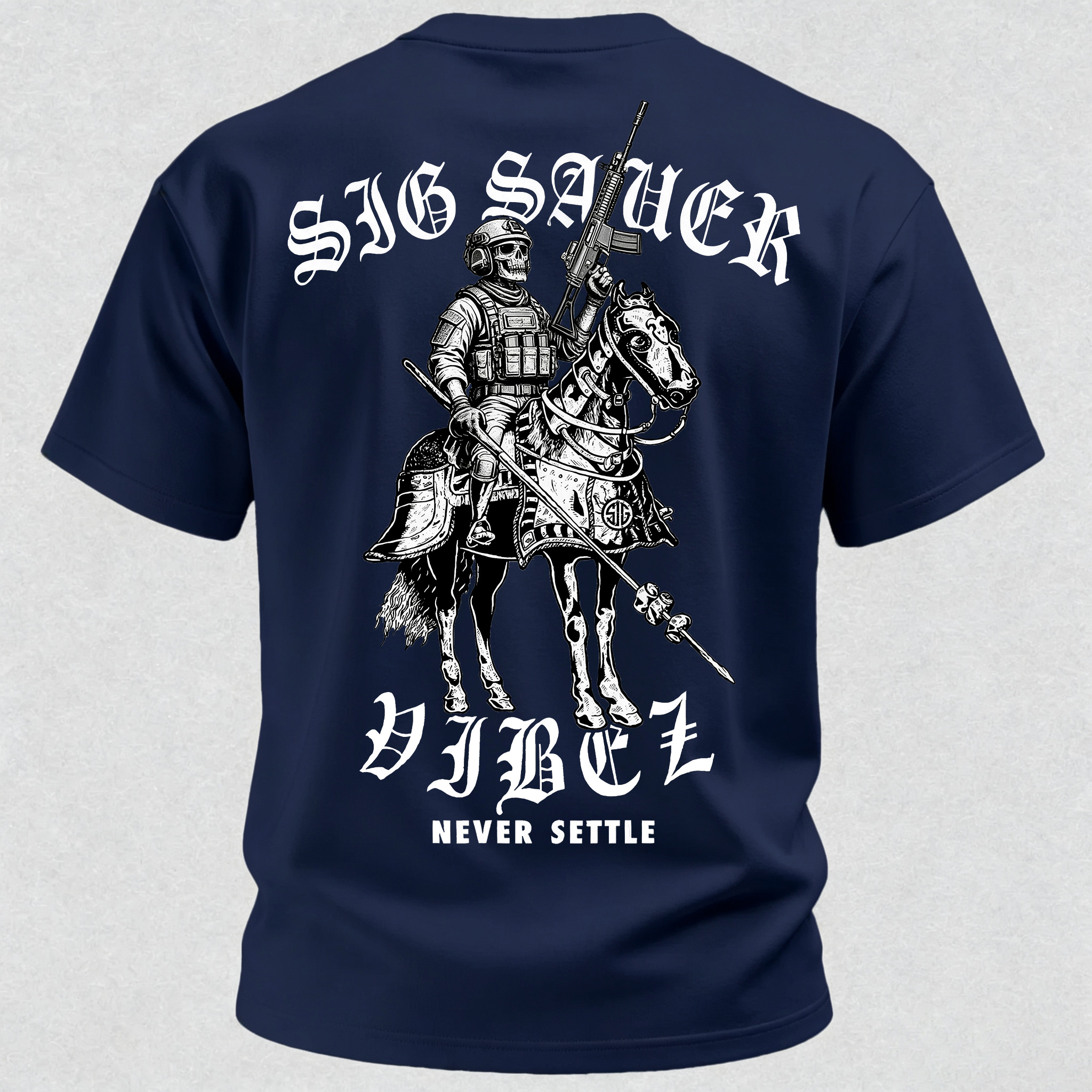 Modern Cavalry Never Settle Print T-Shirt