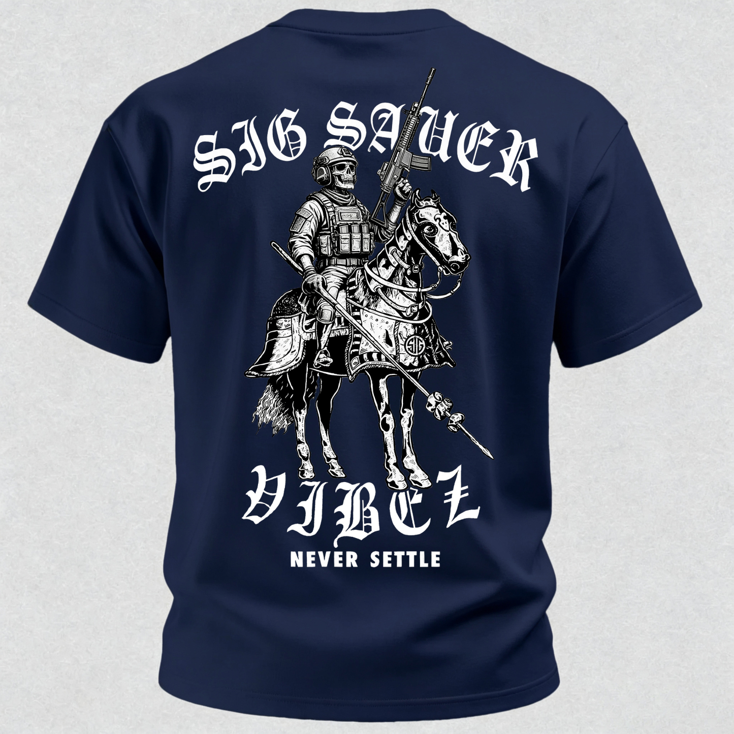 Modern Cavalry Never Settle Print T-Shirt