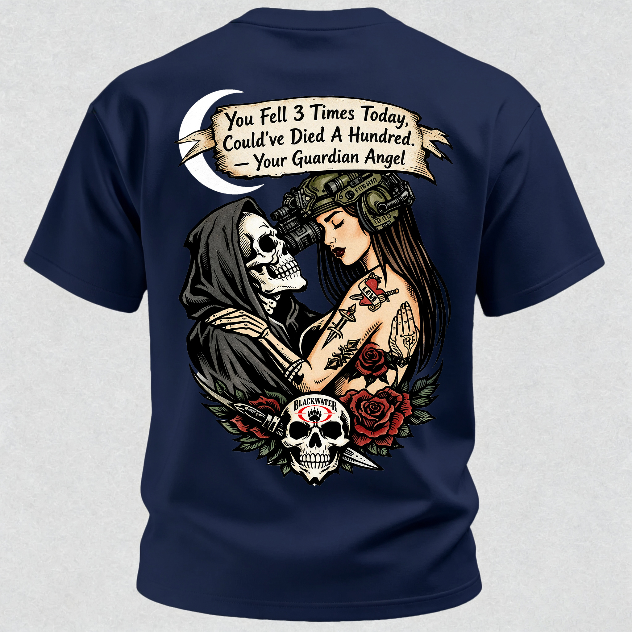 Your Guardian Angel Print T-Shirt