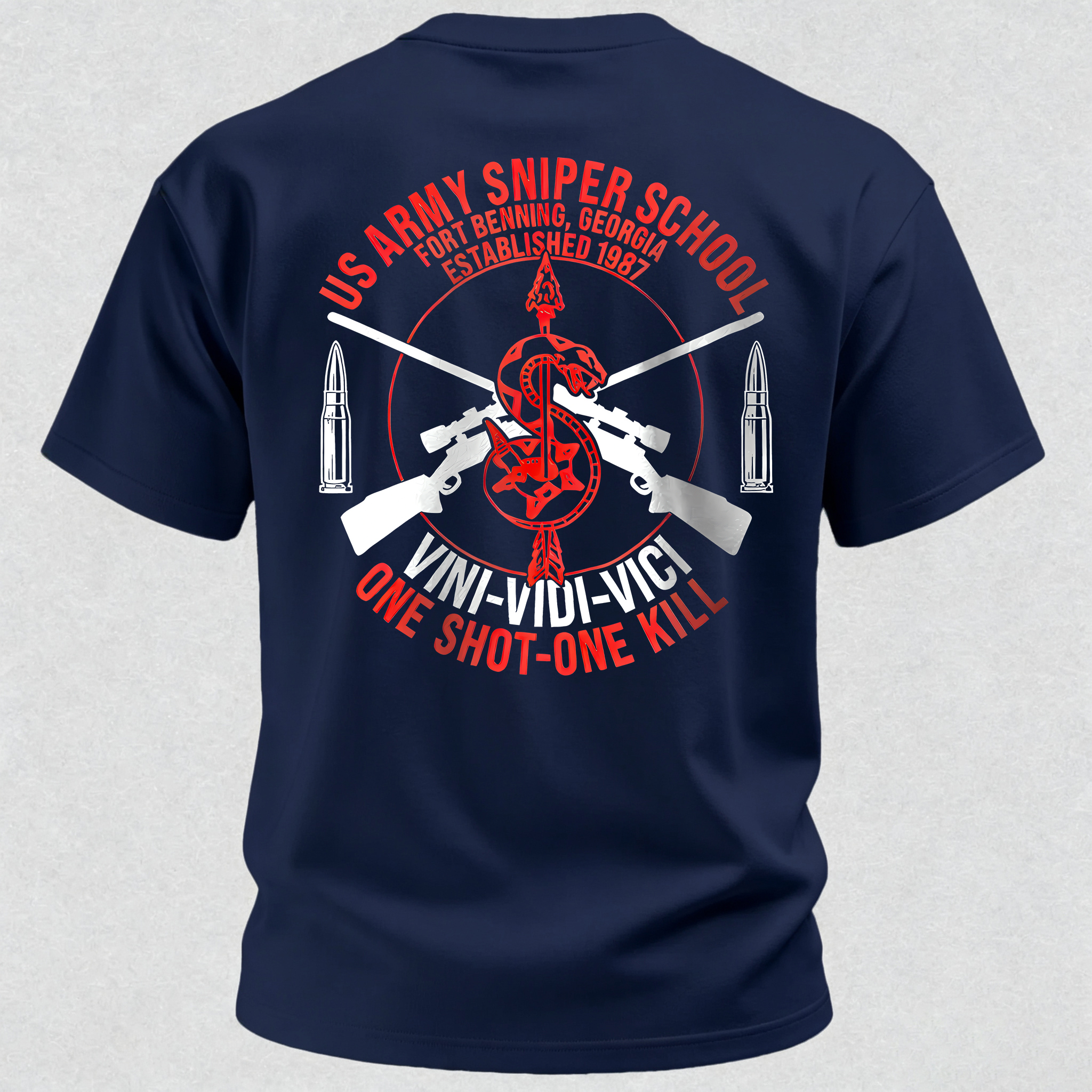 One Shot-One Kill Printed Men's T-Shirt