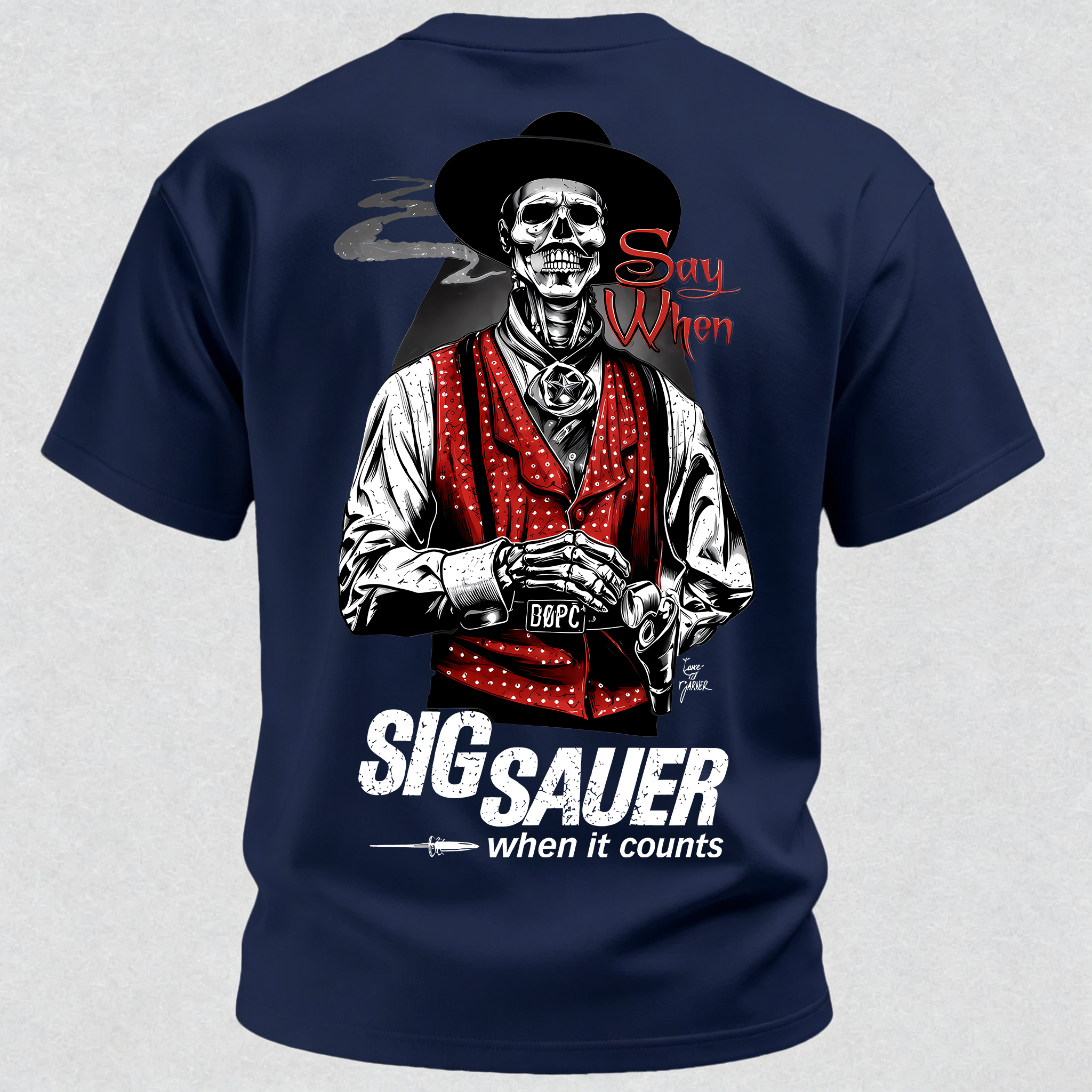 Tactical When It Counts Printed Men's T-Shirt