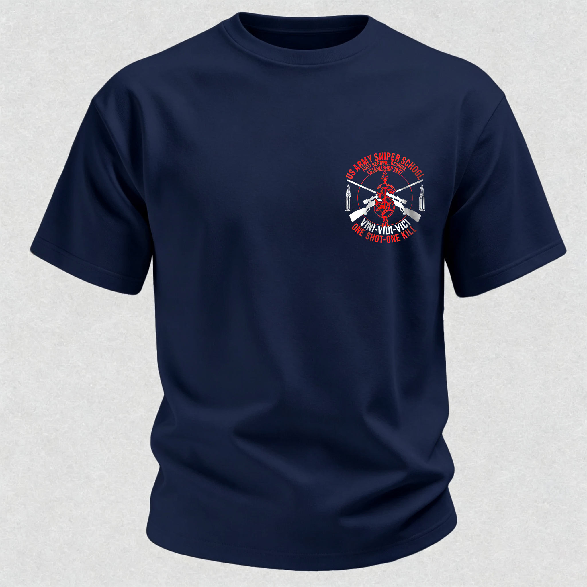 One Shot-One Kill Printed Men's T-Shirt