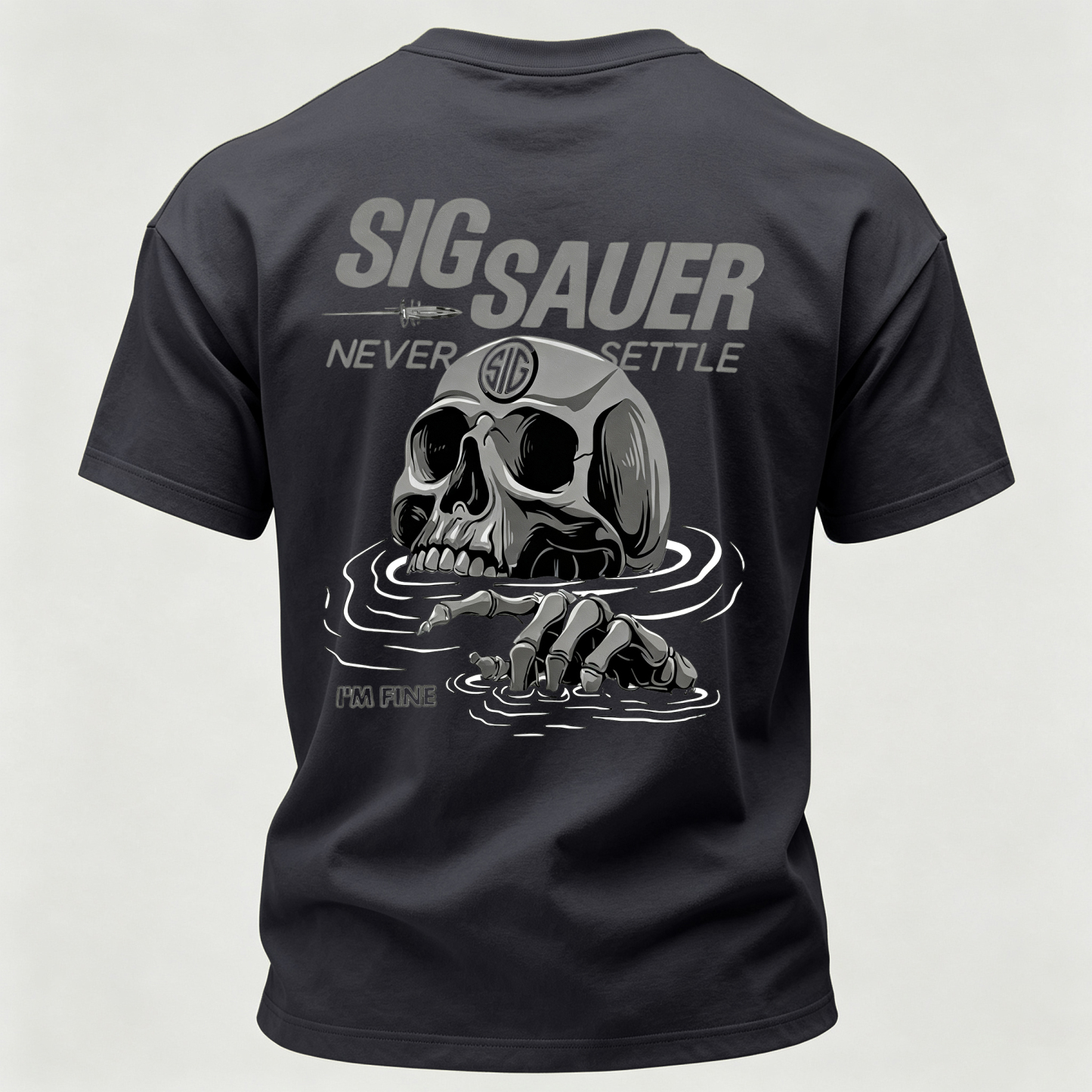 Never Settle Printed Men's T-Shirt